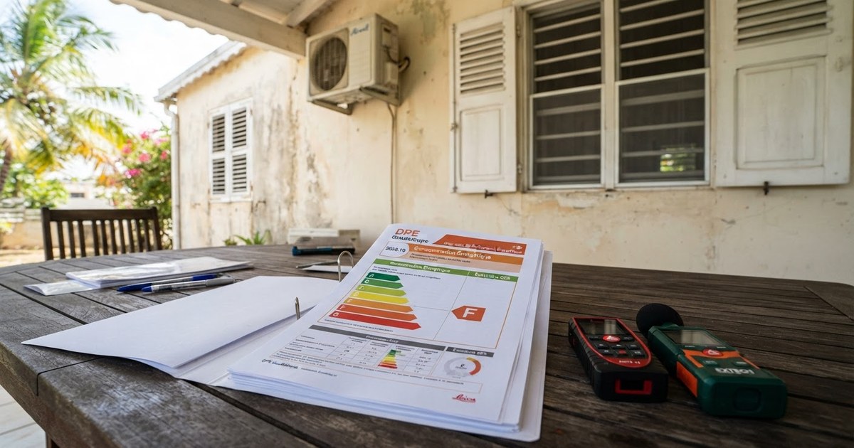 Immobilier à Guadeloupe : l'impact des DPE classes E et F sur les transactions en 2026 — Guadeloupe